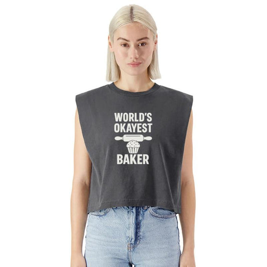 World’s Okayest Baker – Funny Baking Gift Shirt