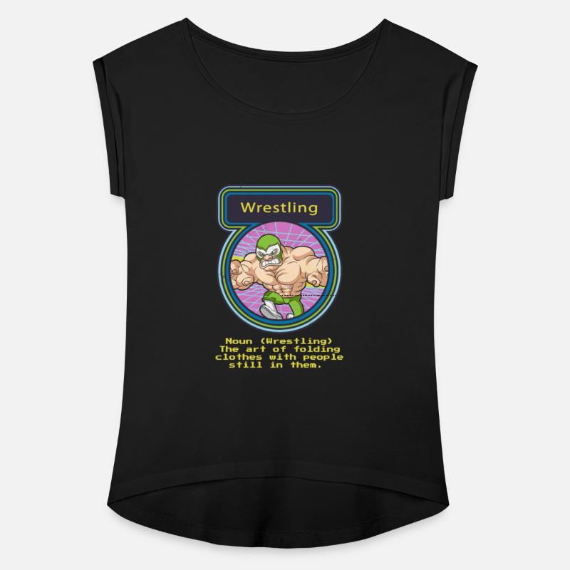 Wrestling Retro Arcade Noun The Art Of Folding