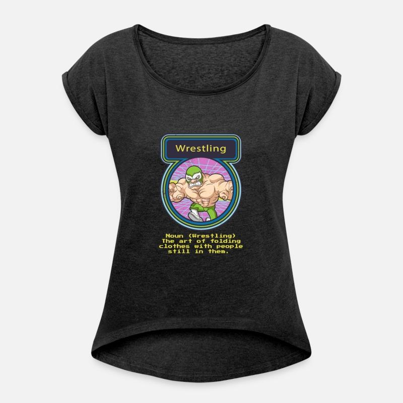 Wrestling Retro Arcade Noun The Art Of Folding