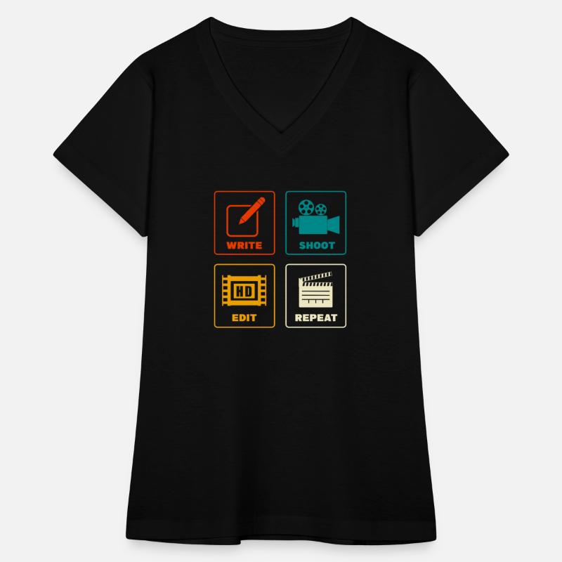 Write Shoot Edit Repeat Filmmaker Vintage