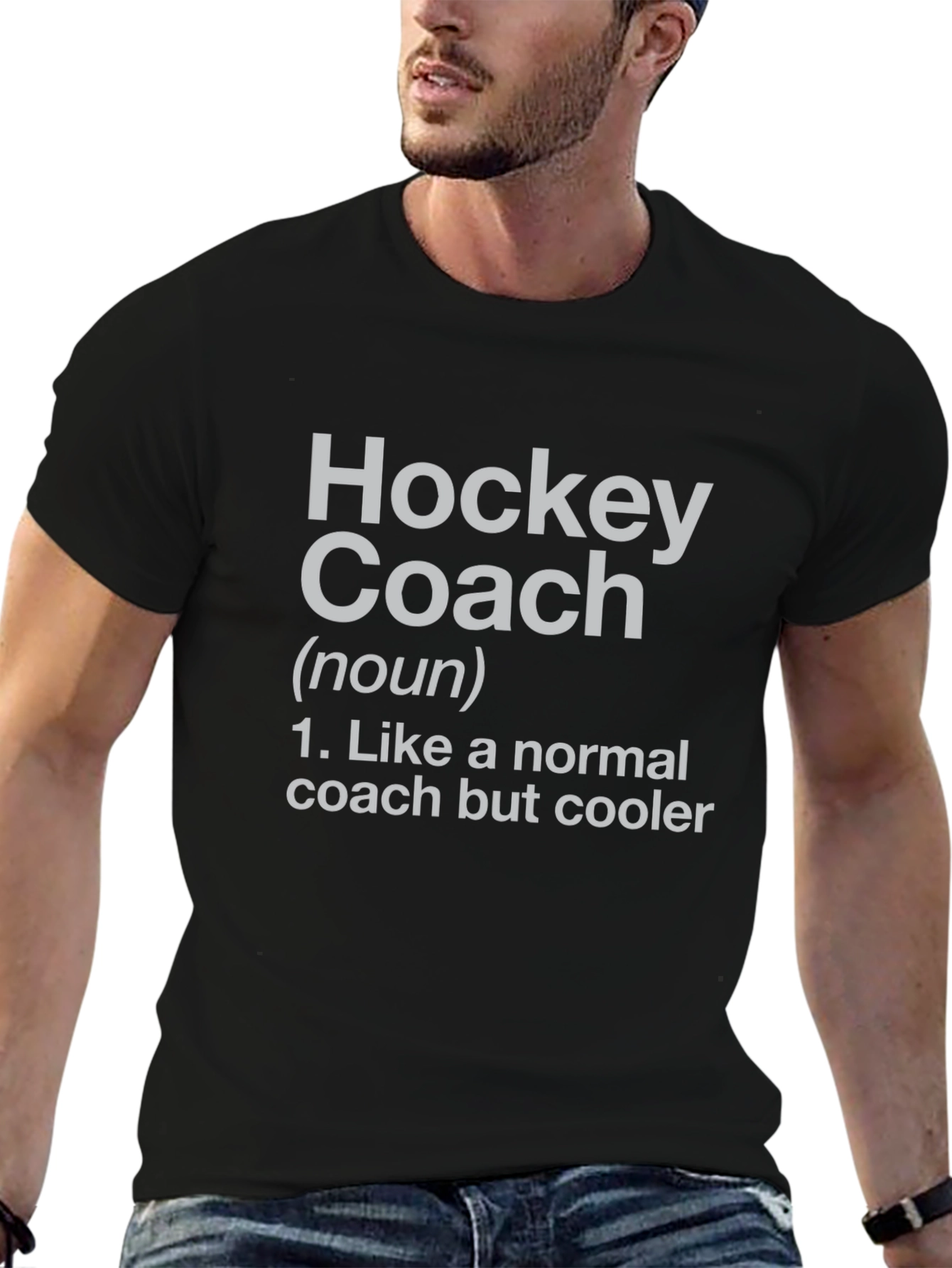 Hockey Coach Definition Graphic T-Shirt
