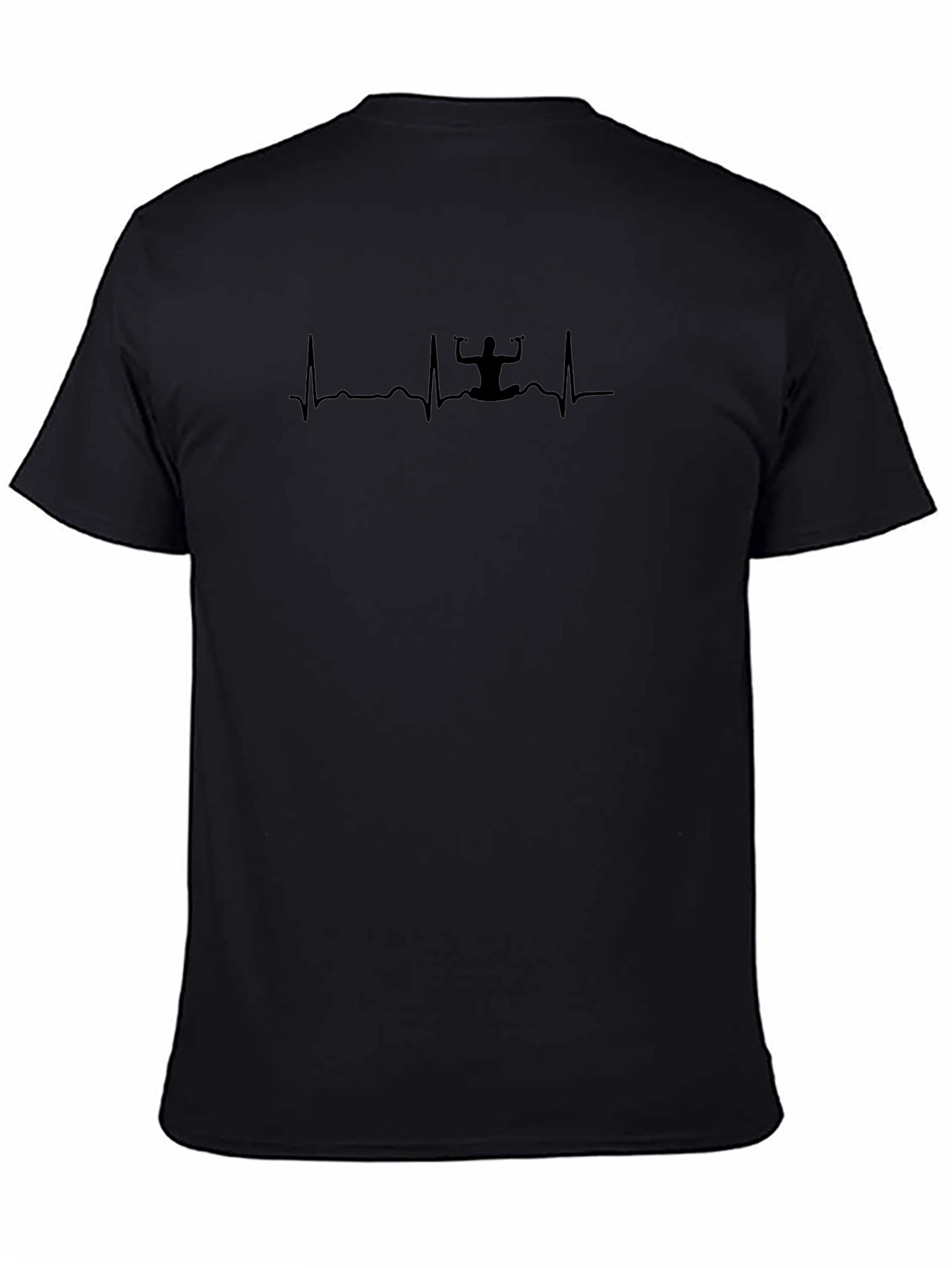 Yoga Heartbeat T-Shirt - Relaxed Fit Soft Cotton