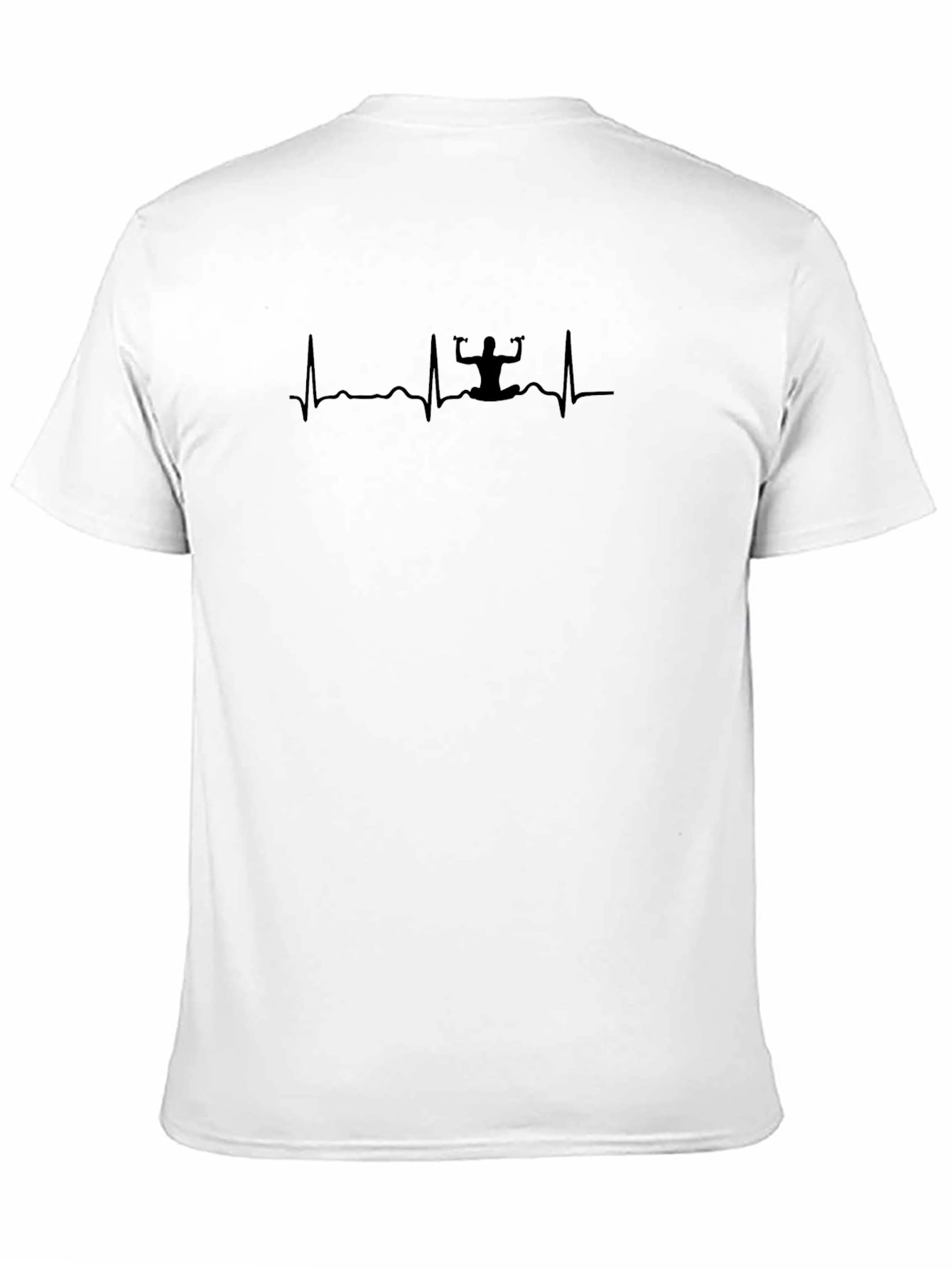 Yoga Heartbeat T-Shirt - Relaxed Fit Soft Cotton