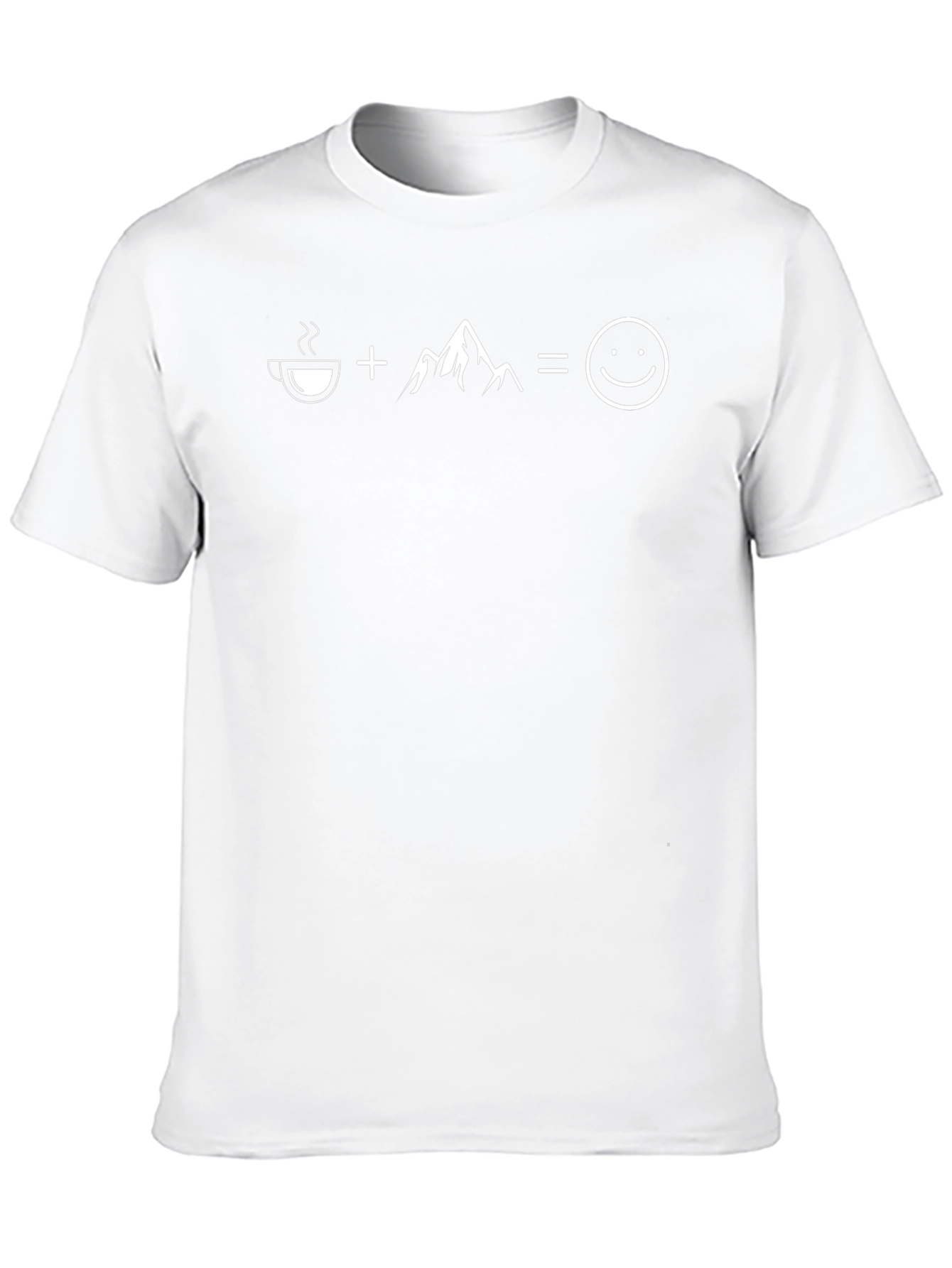 Coffee + Mountains = Happy T-Shirt