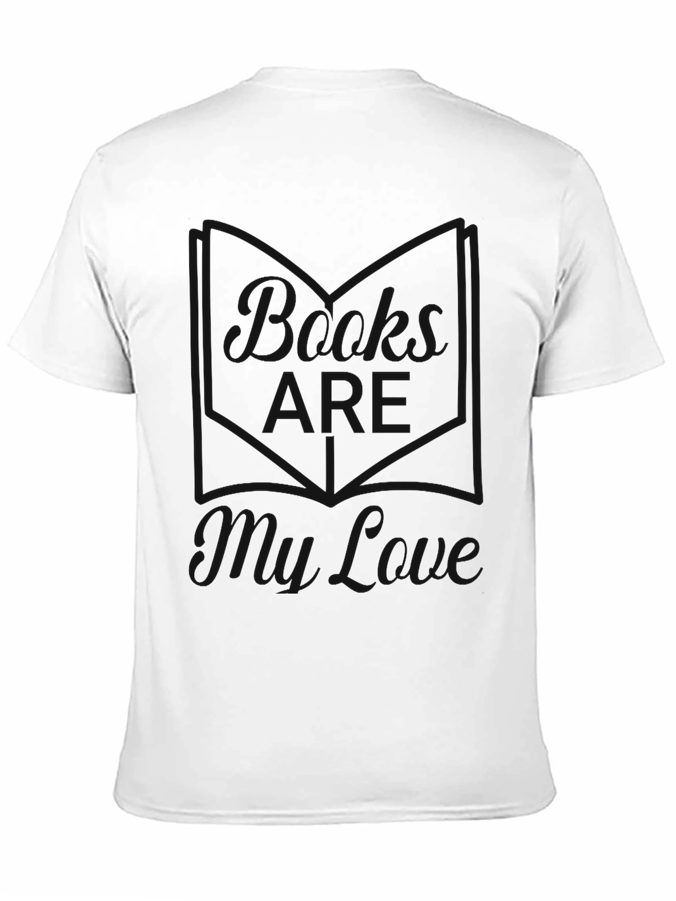 Black Graphic Tee - I Love My Cave Design