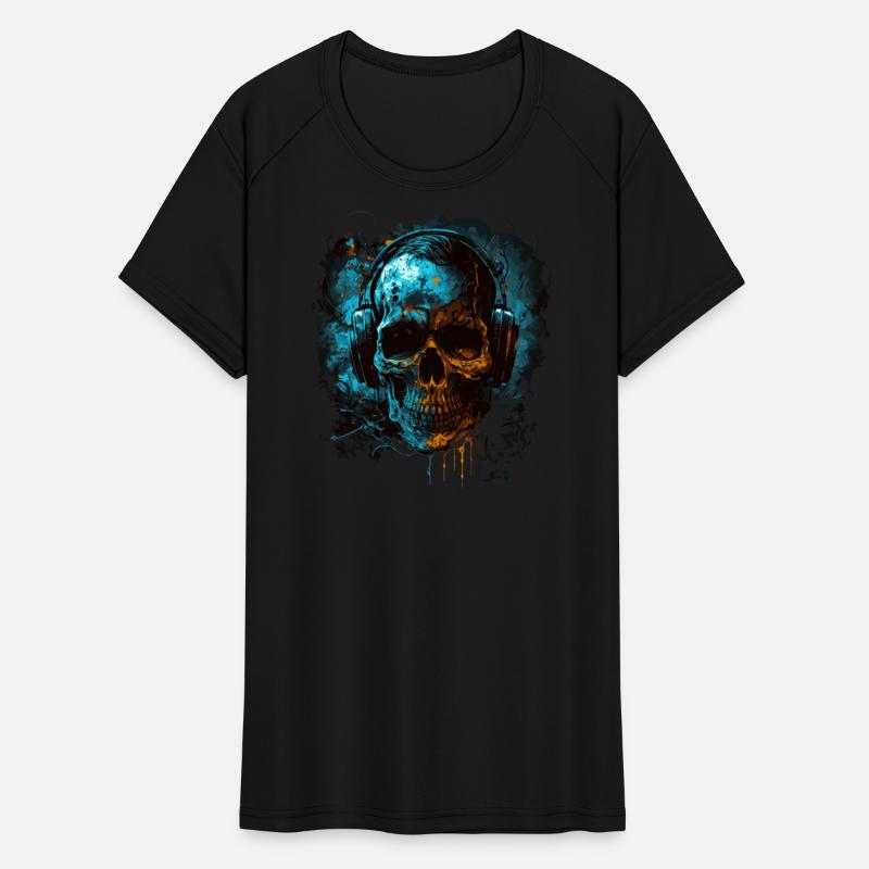 Zombie skull dj