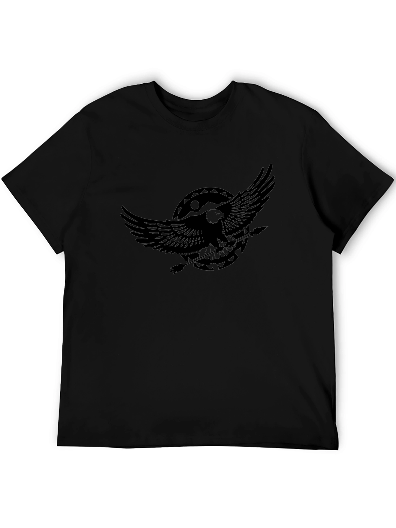 Black Eagle Graphic Tee - Stylish Mens T-Shirt