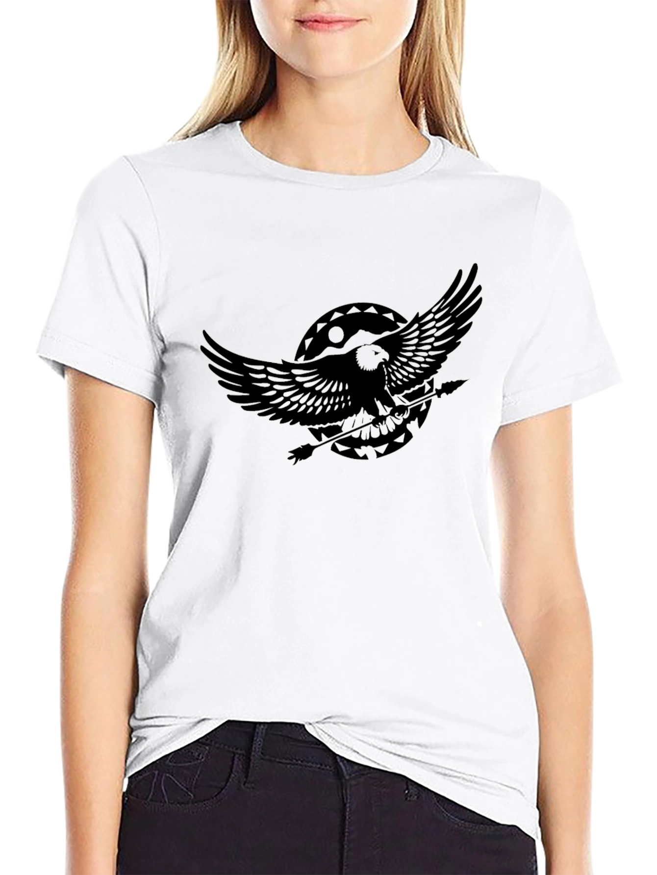 Black Eagle Graphic Tee - Stylish Mens T-Shirt